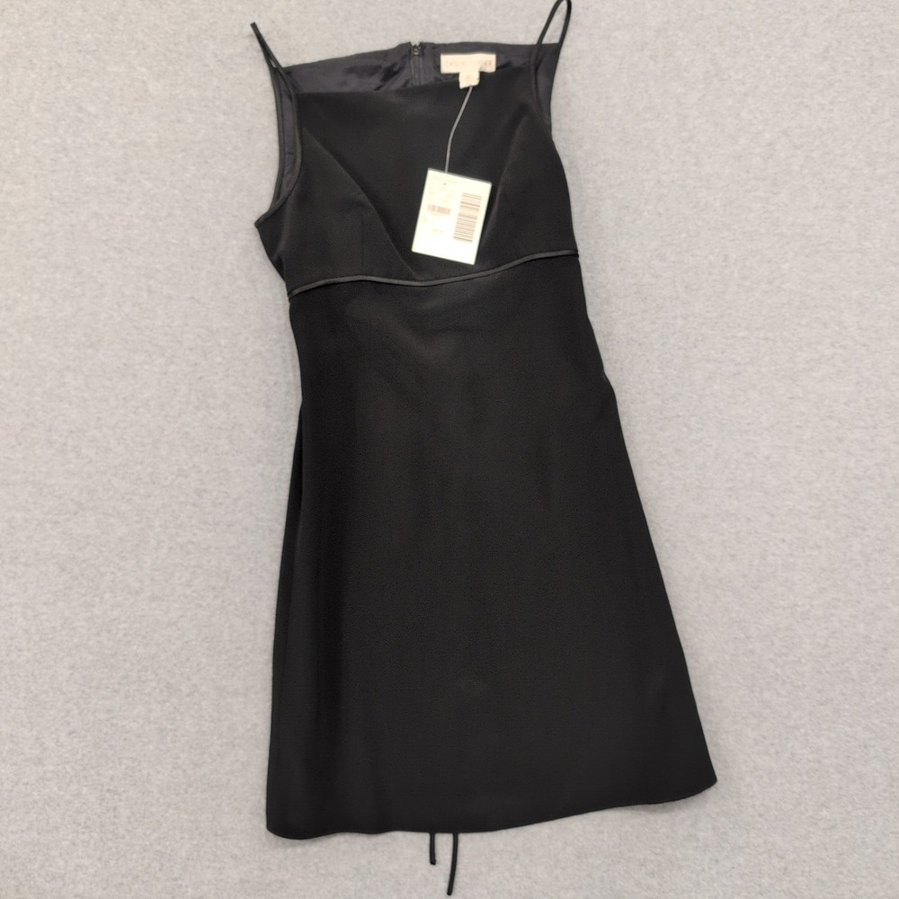 Casual Cornerβ Black Sleeveless Square Neck Sheath Dress Size 6 NWT NOS